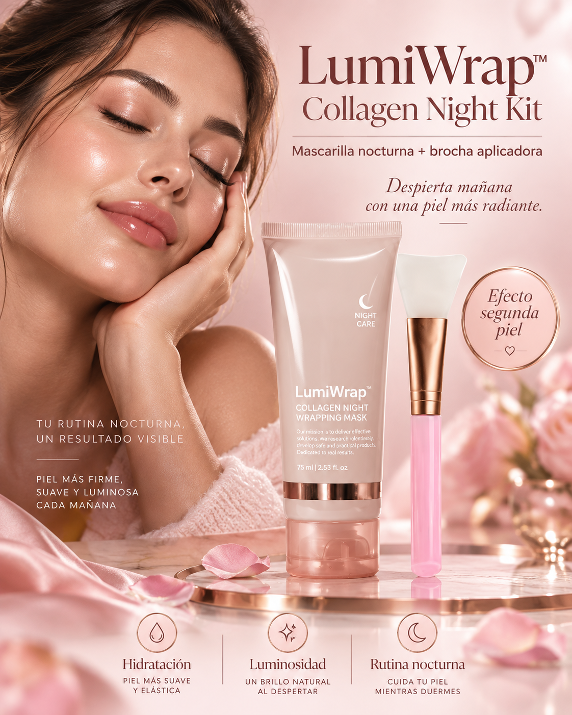 LumiWrap Collagen Night Kit