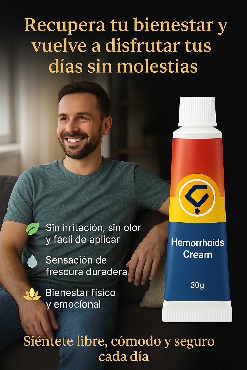 Crema Natural para Hemorroides