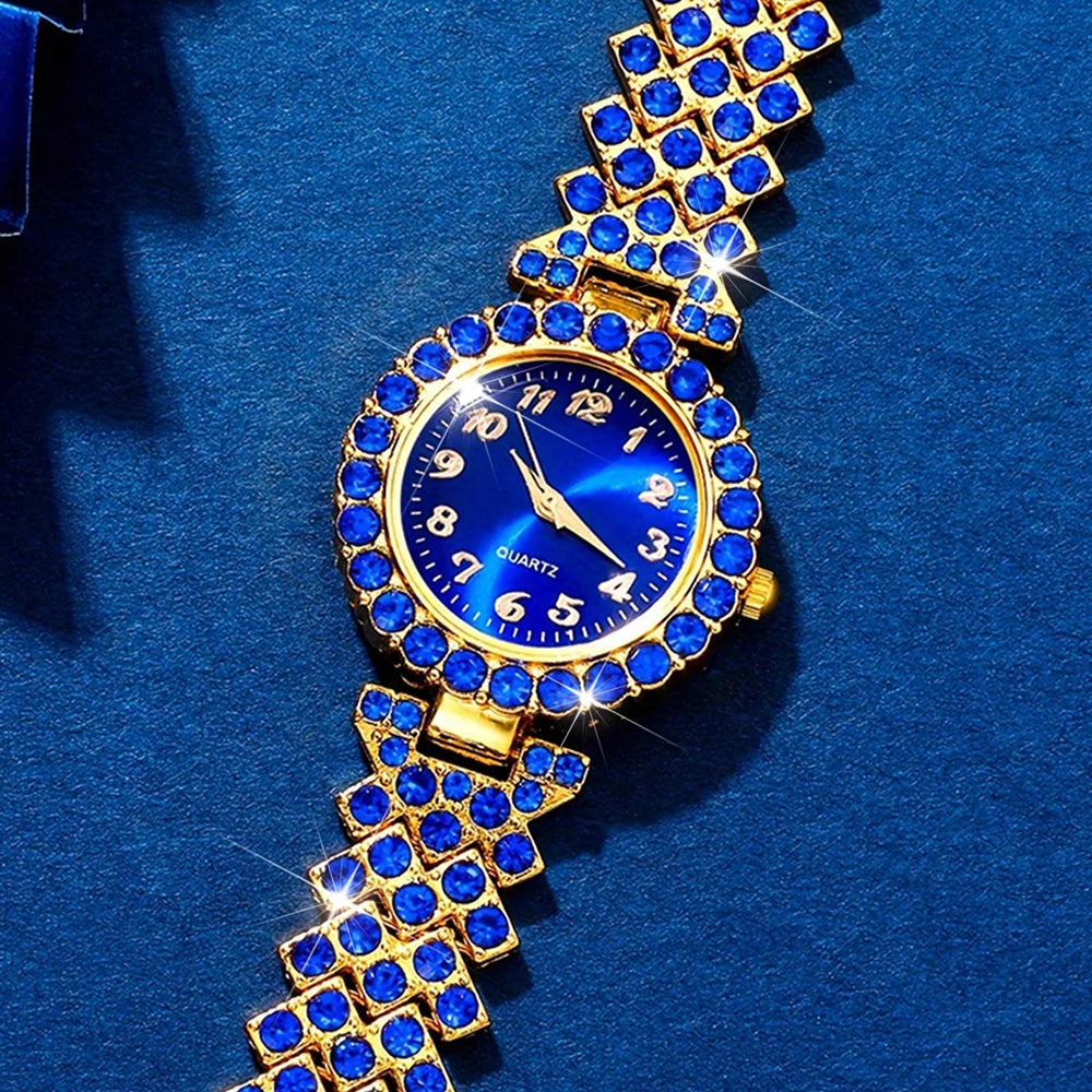 Reloj de Lujo Brillante Mujer